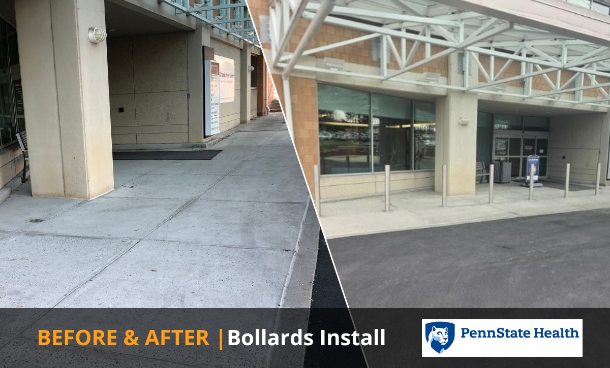 2 Small Projects - Bollards Install